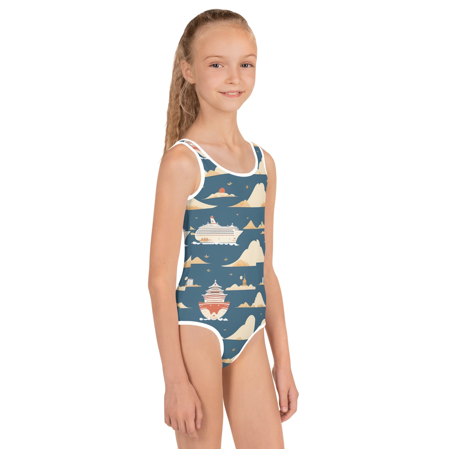 All-Over Print Kids Swimsuit