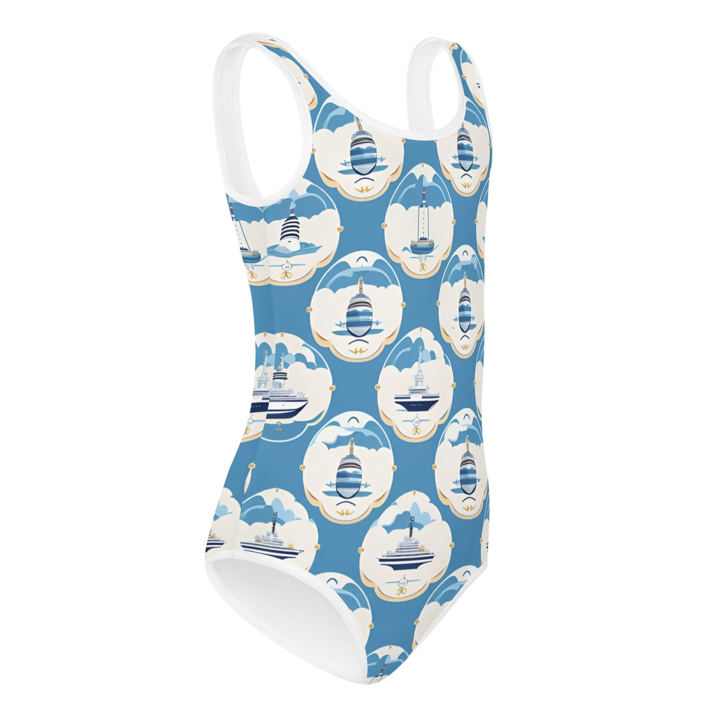 All-Over Print Kids Swimsuit