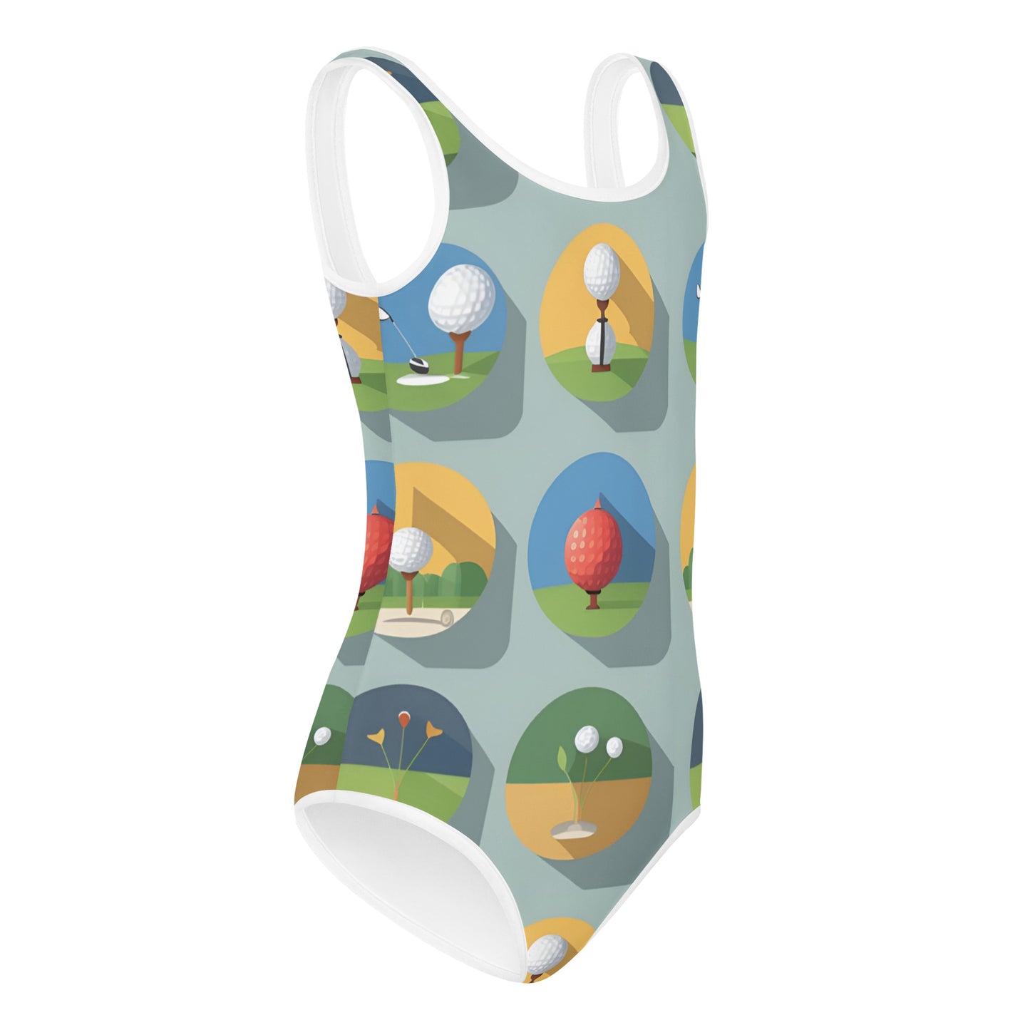 All-Over Print Kids Swimsuit