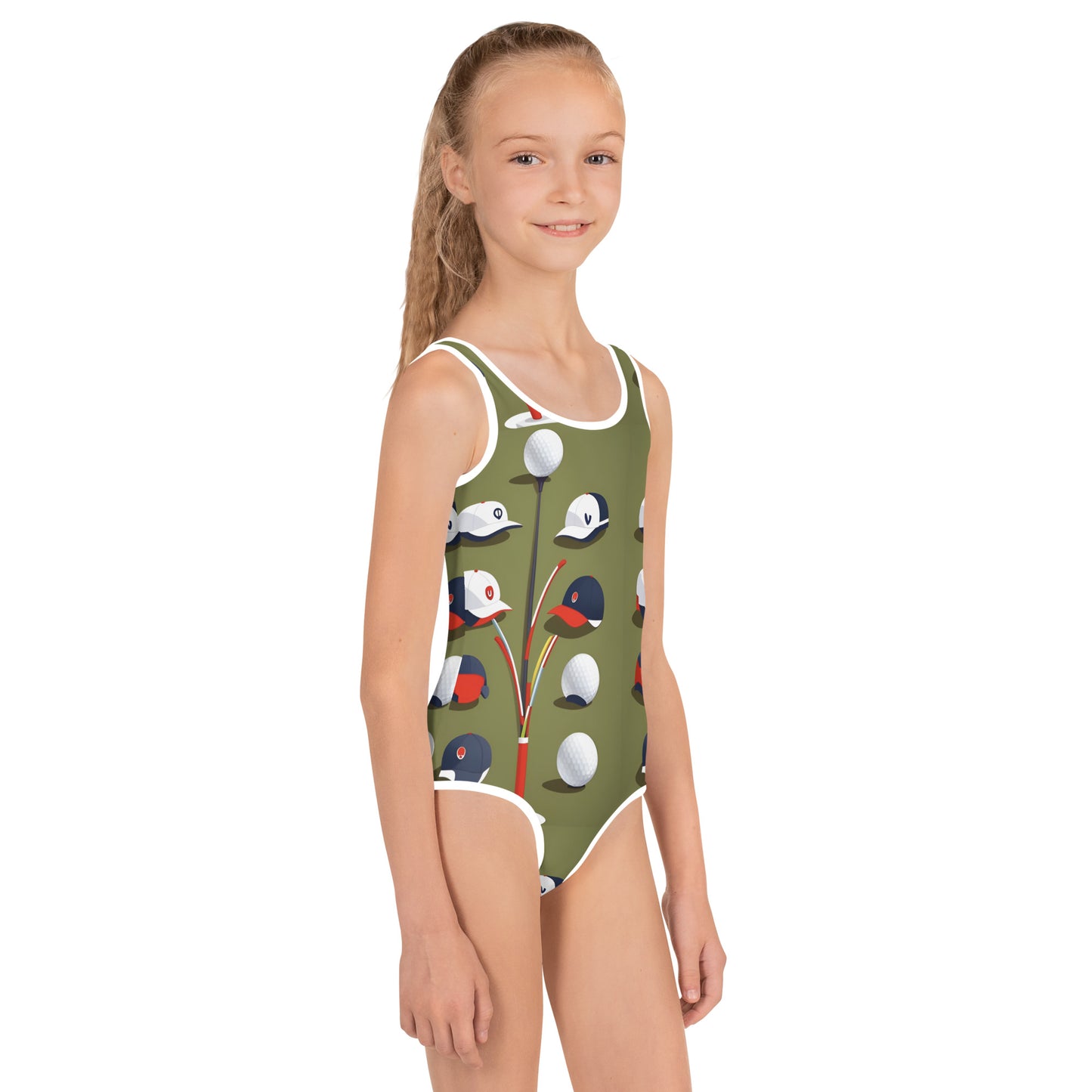 All-Over Print Kids Swimsuit