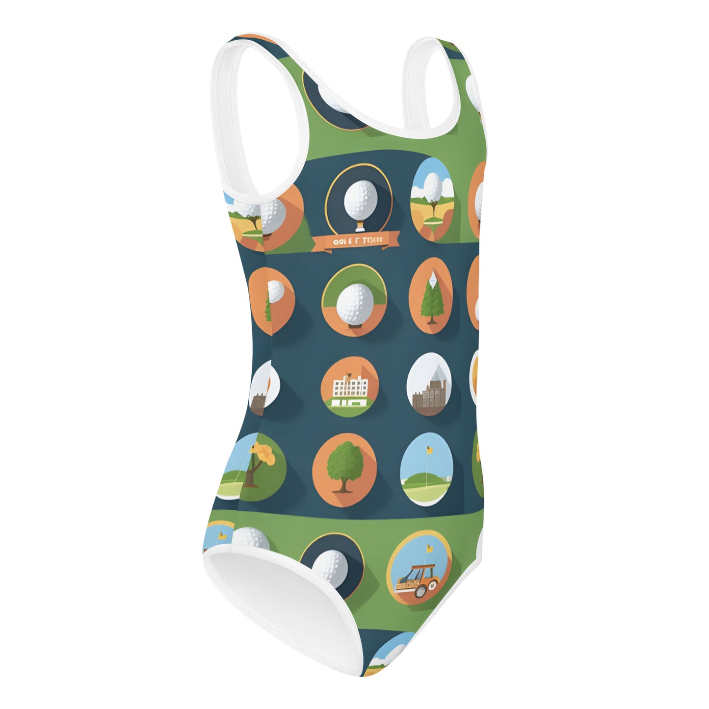 All-Over Print Kids Swimsuit