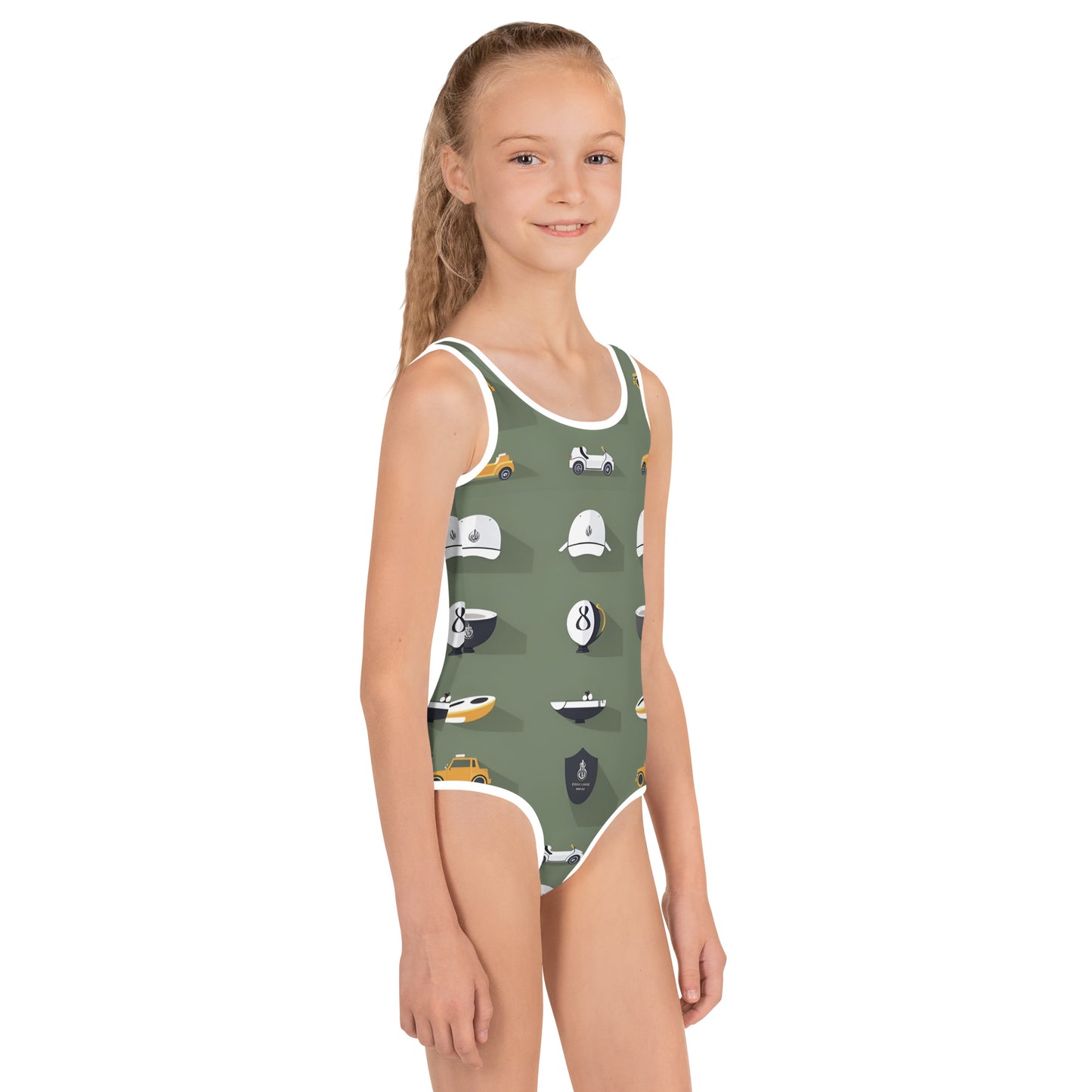 All-Over Print Kids Swimsuit