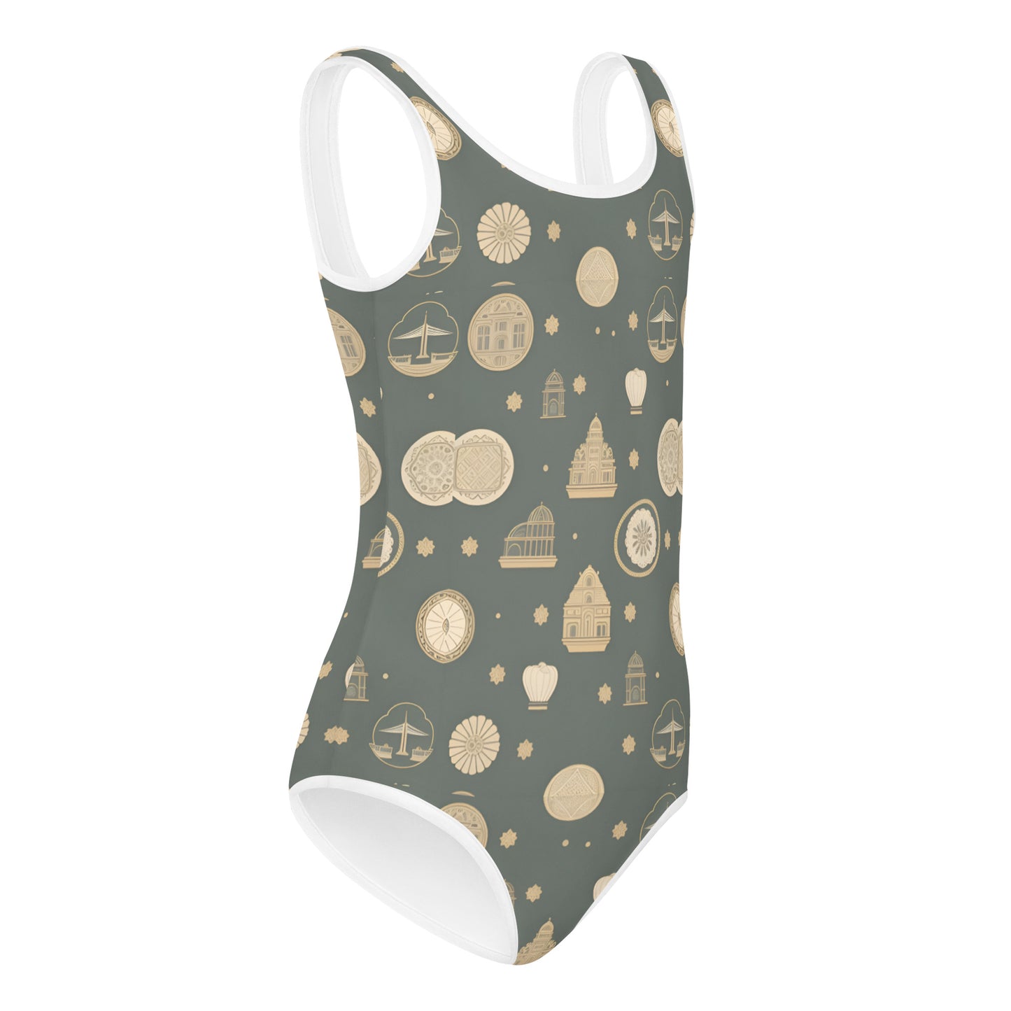 All-Over Print Kids Swimsuit