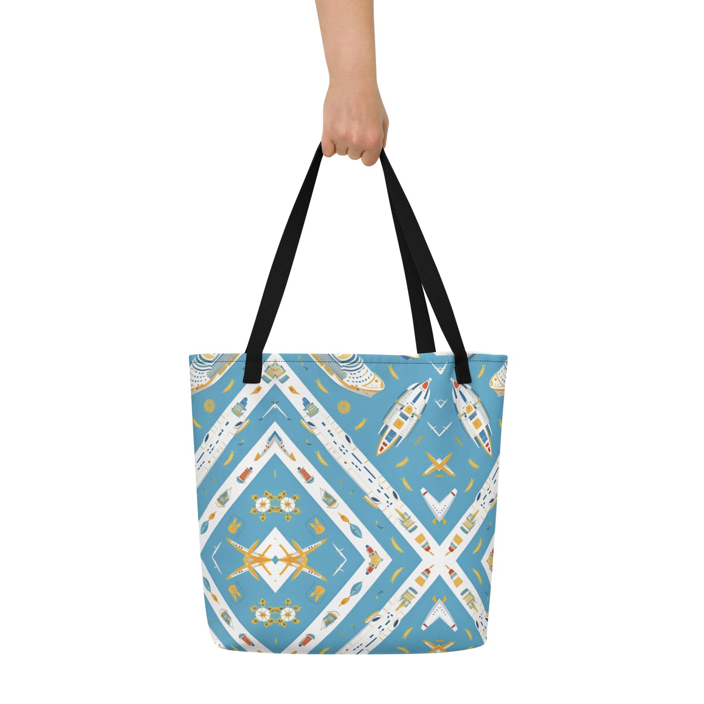 All-Over Print Large Tote Bag