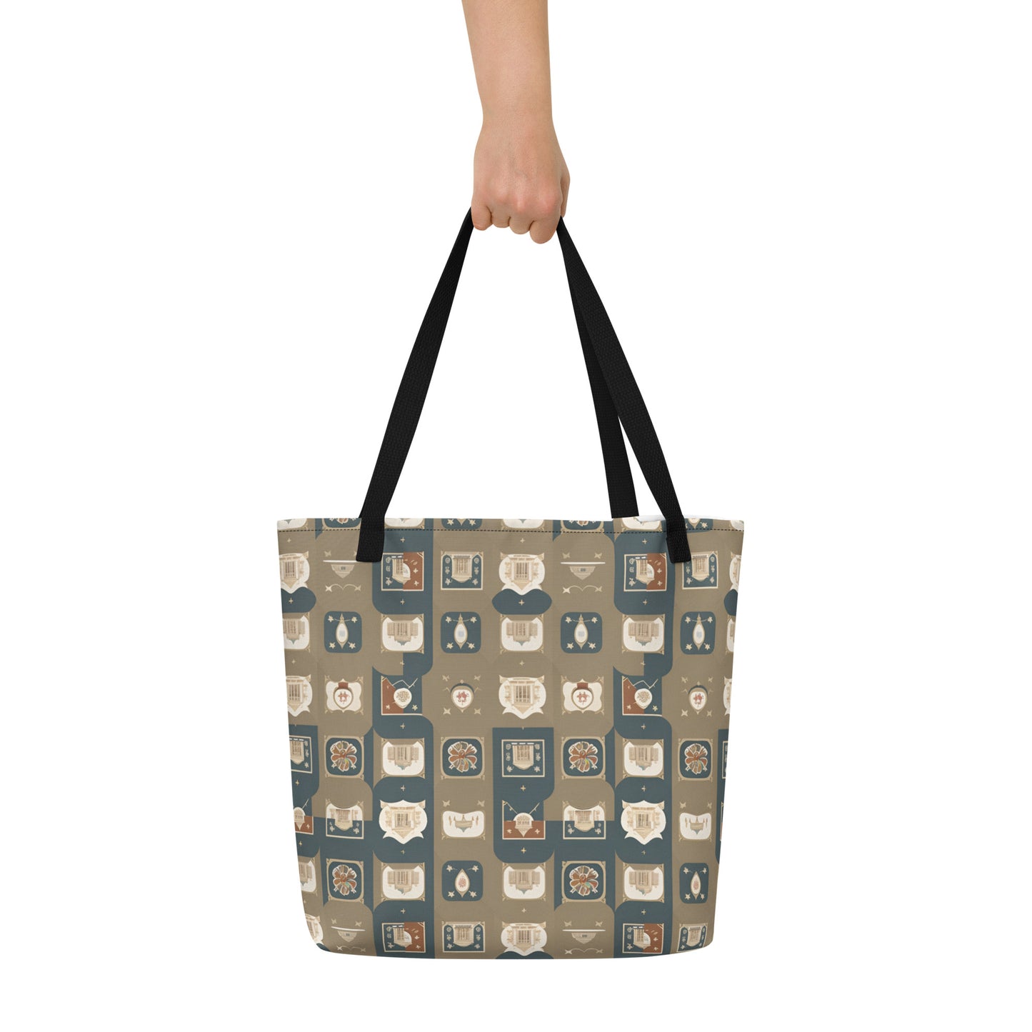 All-Over Print Large Tote Bag