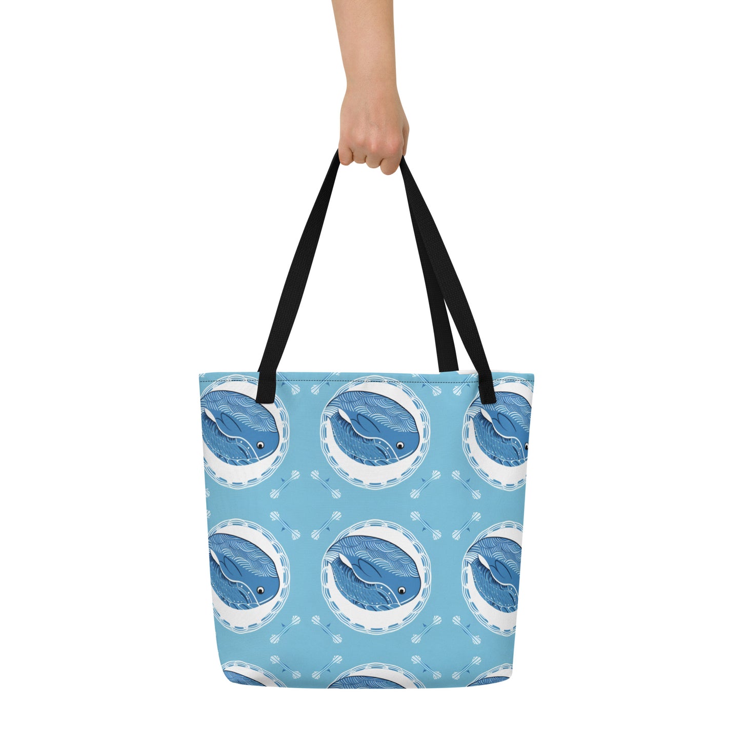 All-Over Print Large Tote Bag