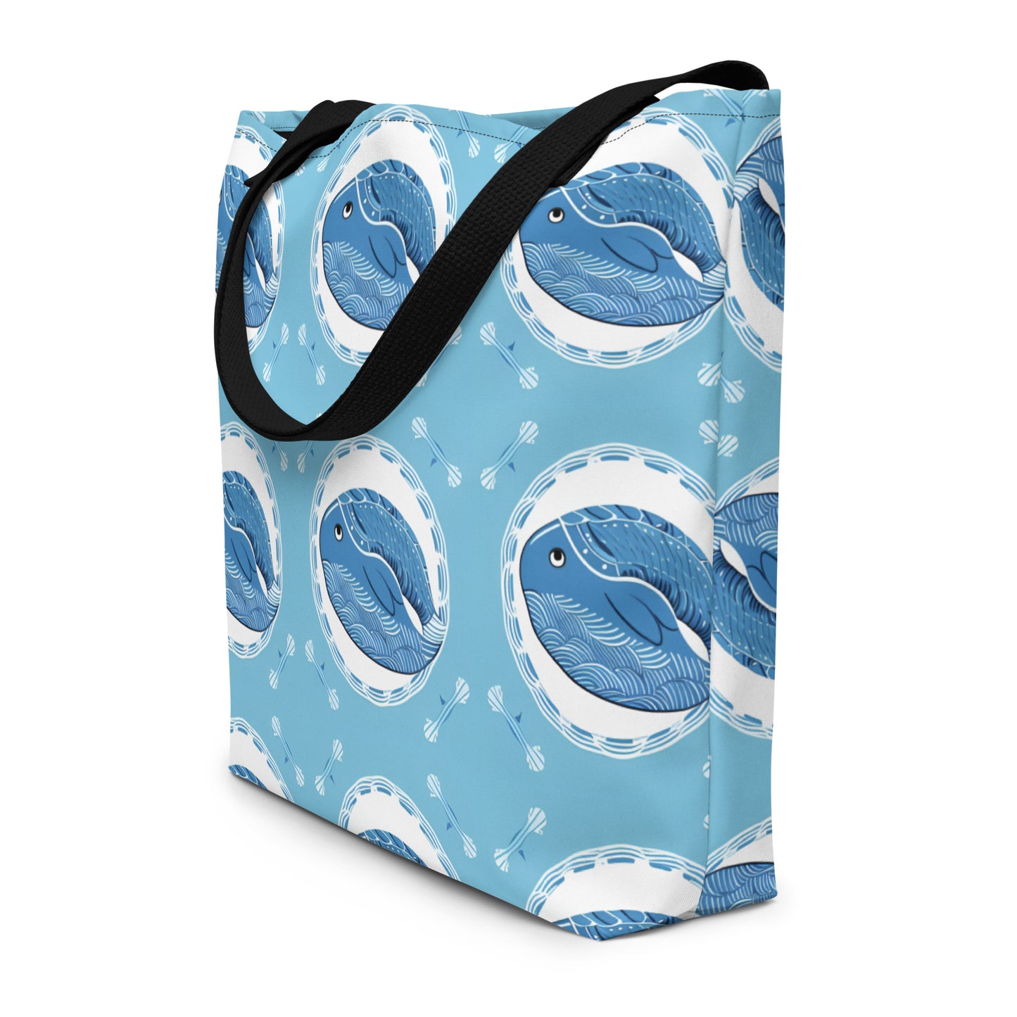 All-Over Print Large Tote Bag