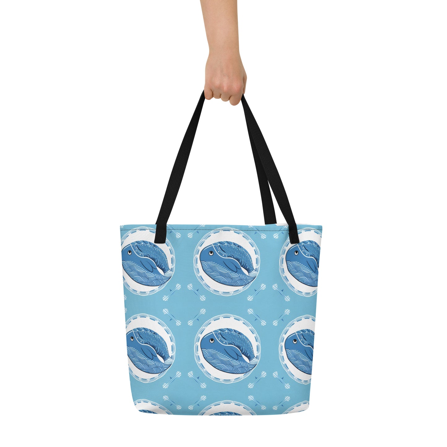 All-Over Print Large Tote Bag