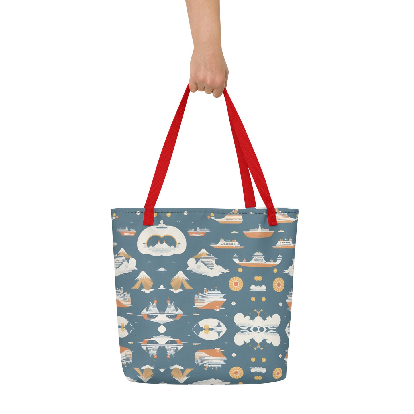 All-Over Print Large Tote Bag