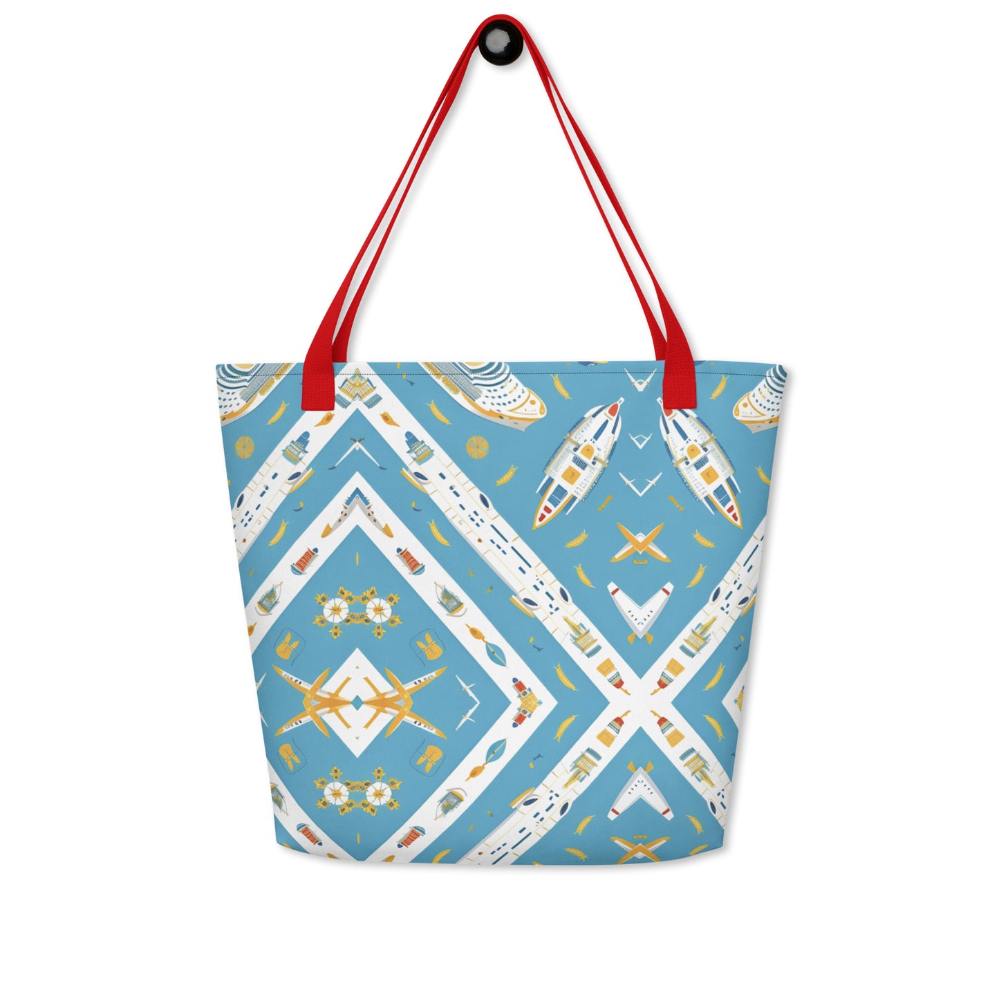 All-Over Print Large Tote Bag