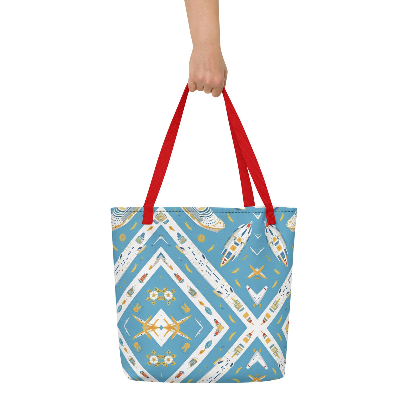 All-Over Print Large Tote Bag