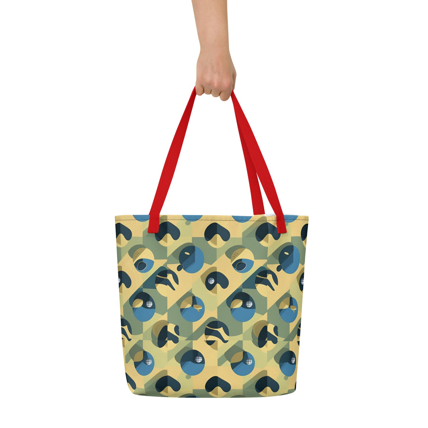 All-Over Print Large Tote Bag