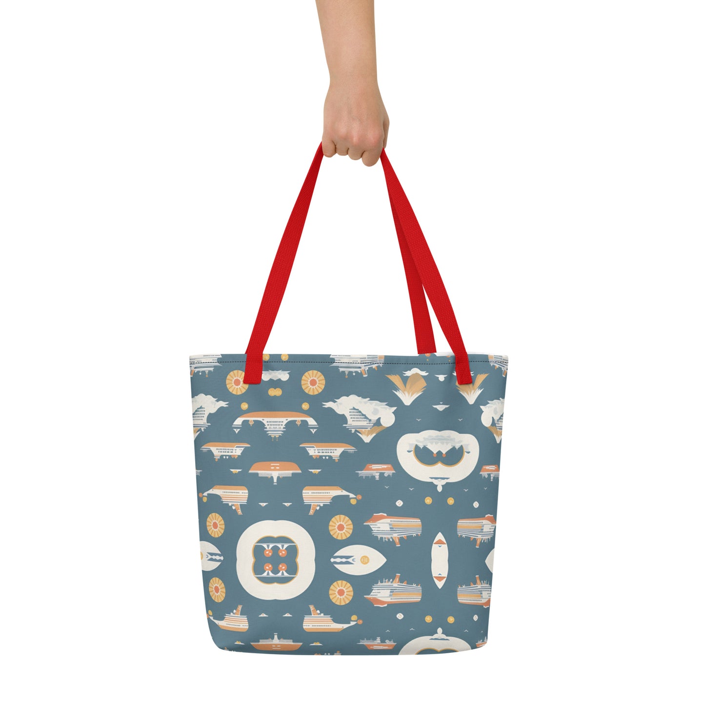 All-Over Print Large Tote Bag