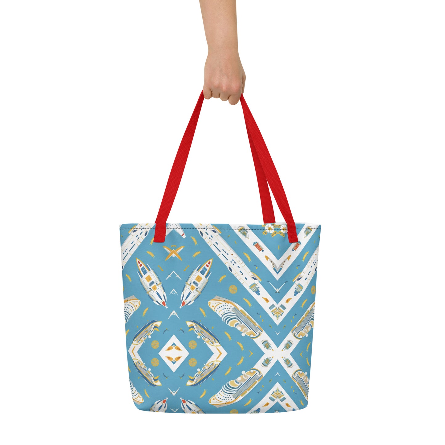 All-Over Print Large Tote Bag