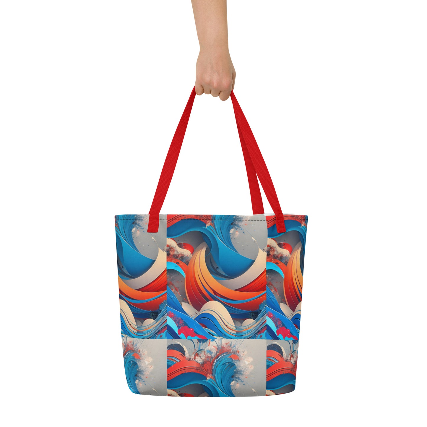 All-Over Print Large Tote Bag