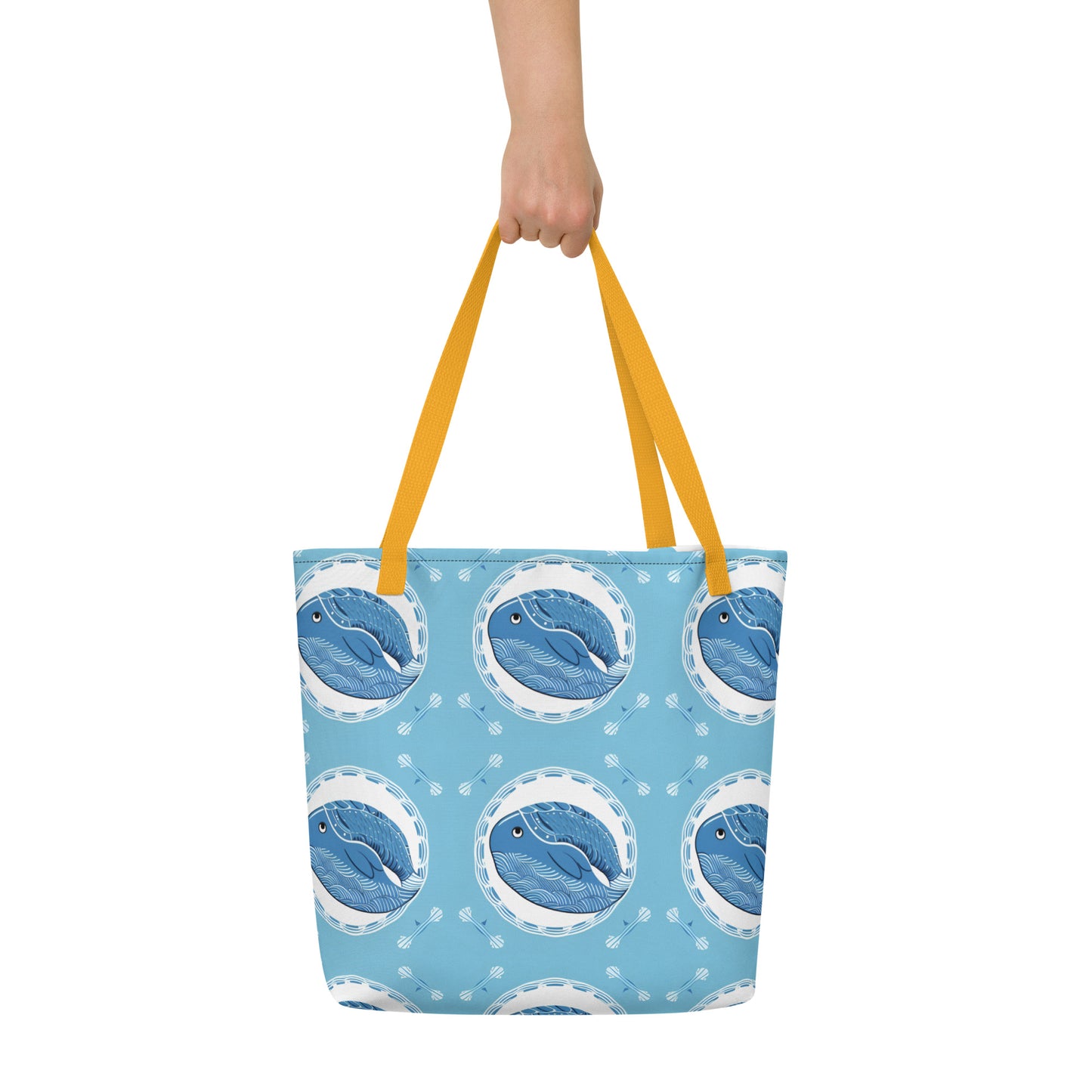 All-Over Print Large Tote Bag