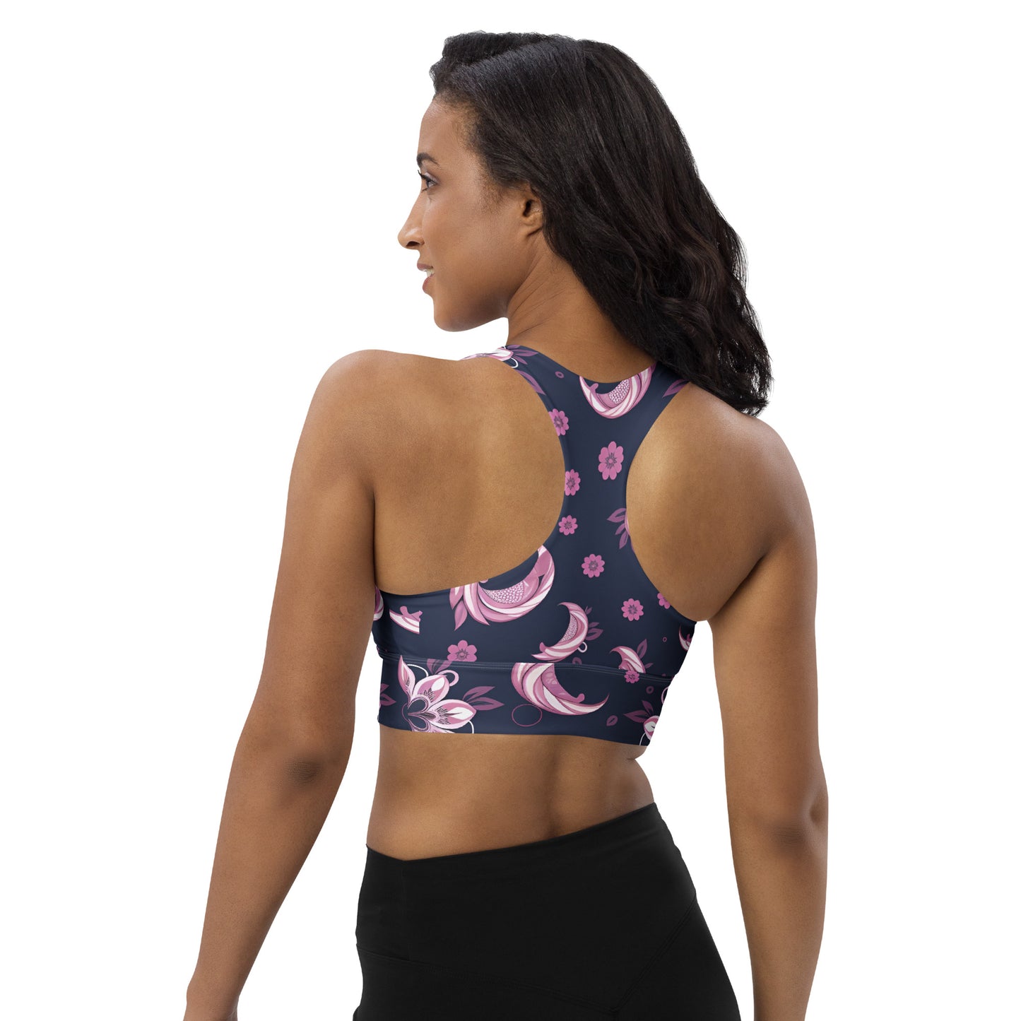 Longline sports bra