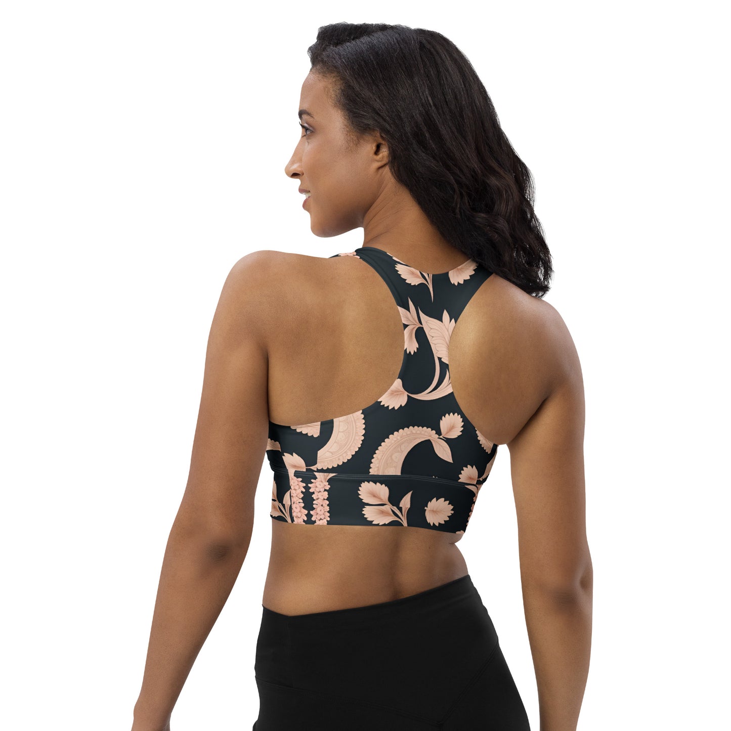 Longline sports bra