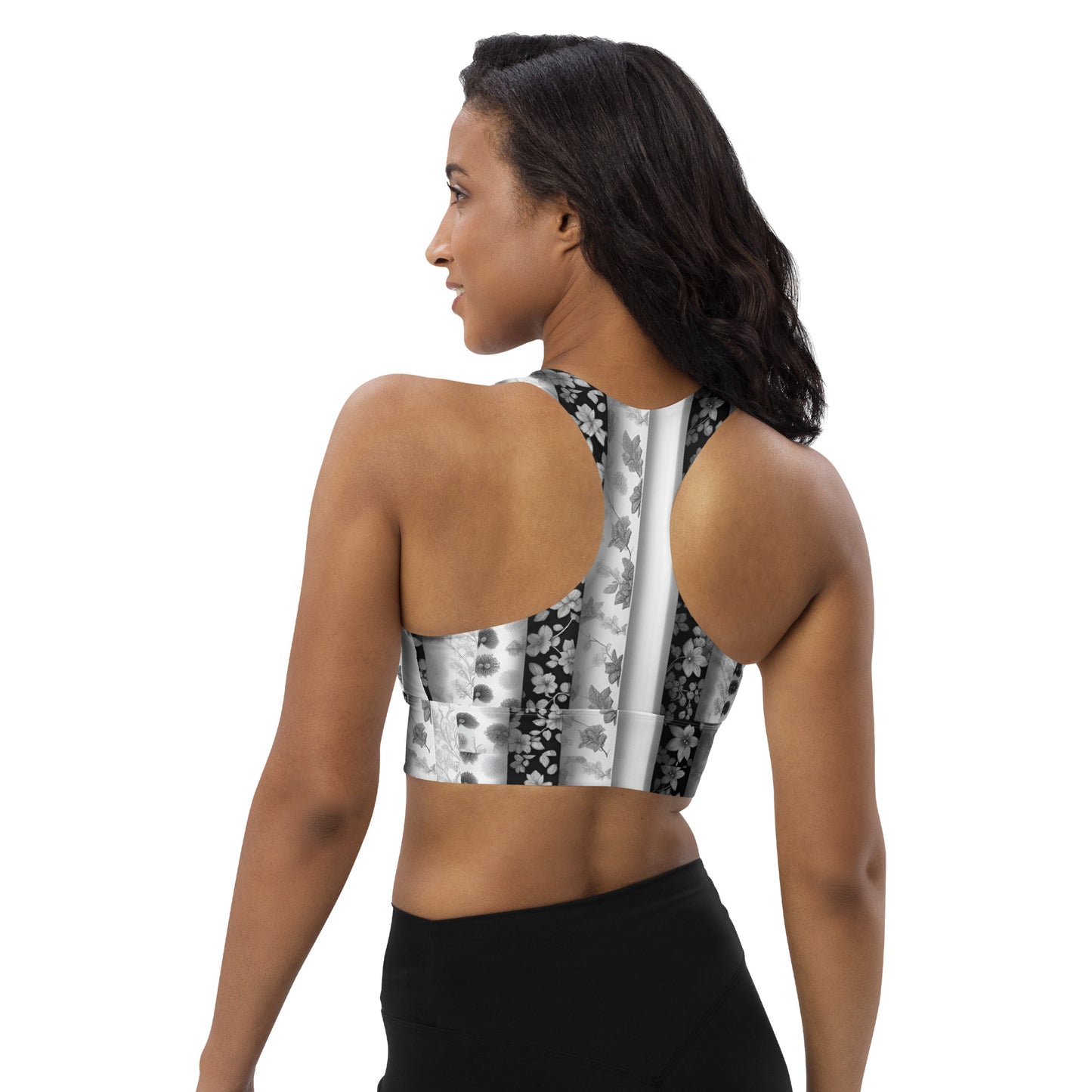 Longline sports bra