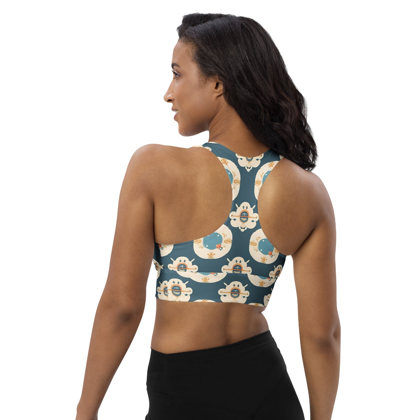 Longline sports bra