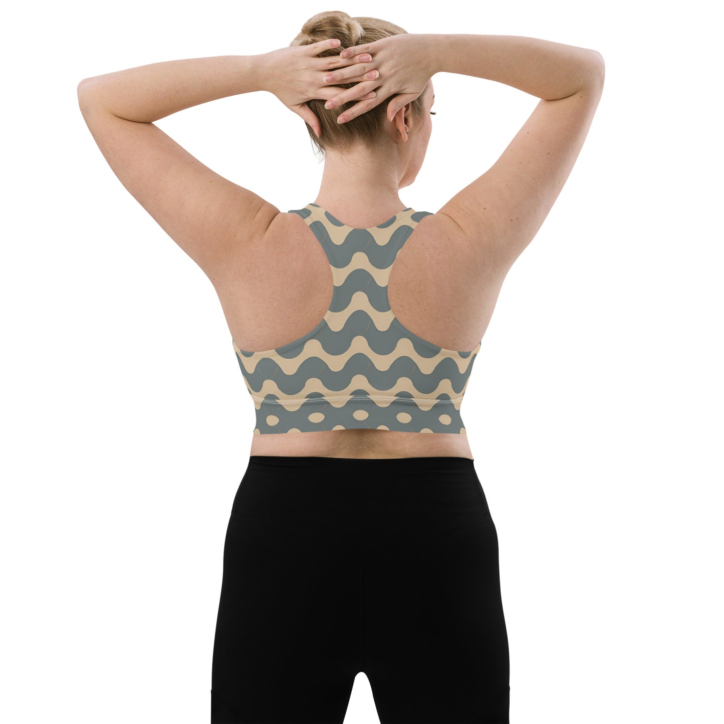 Longline sports bra