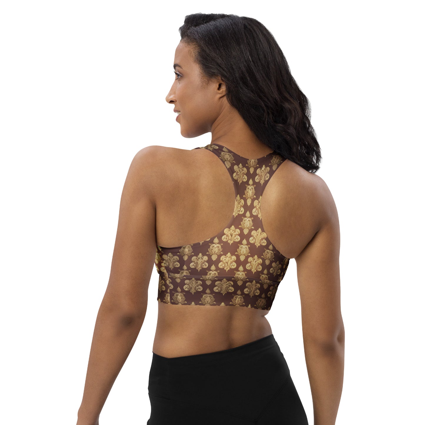 Longline sports bra