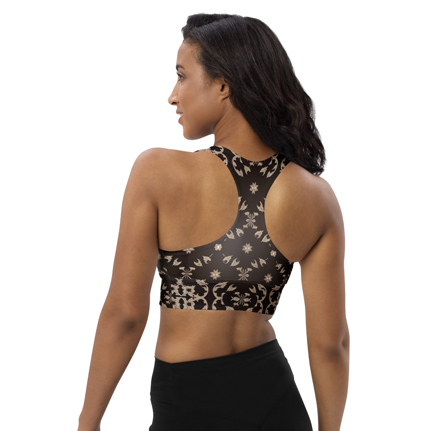 Longline sports bra