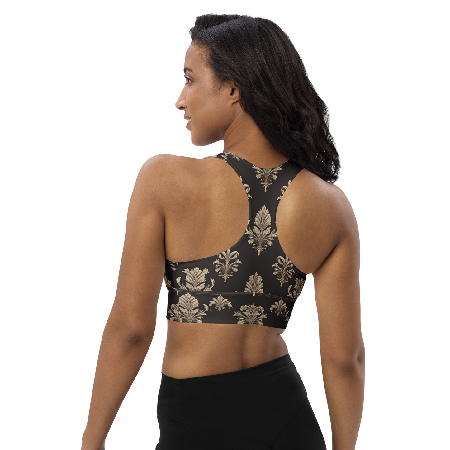 Longline sports bra