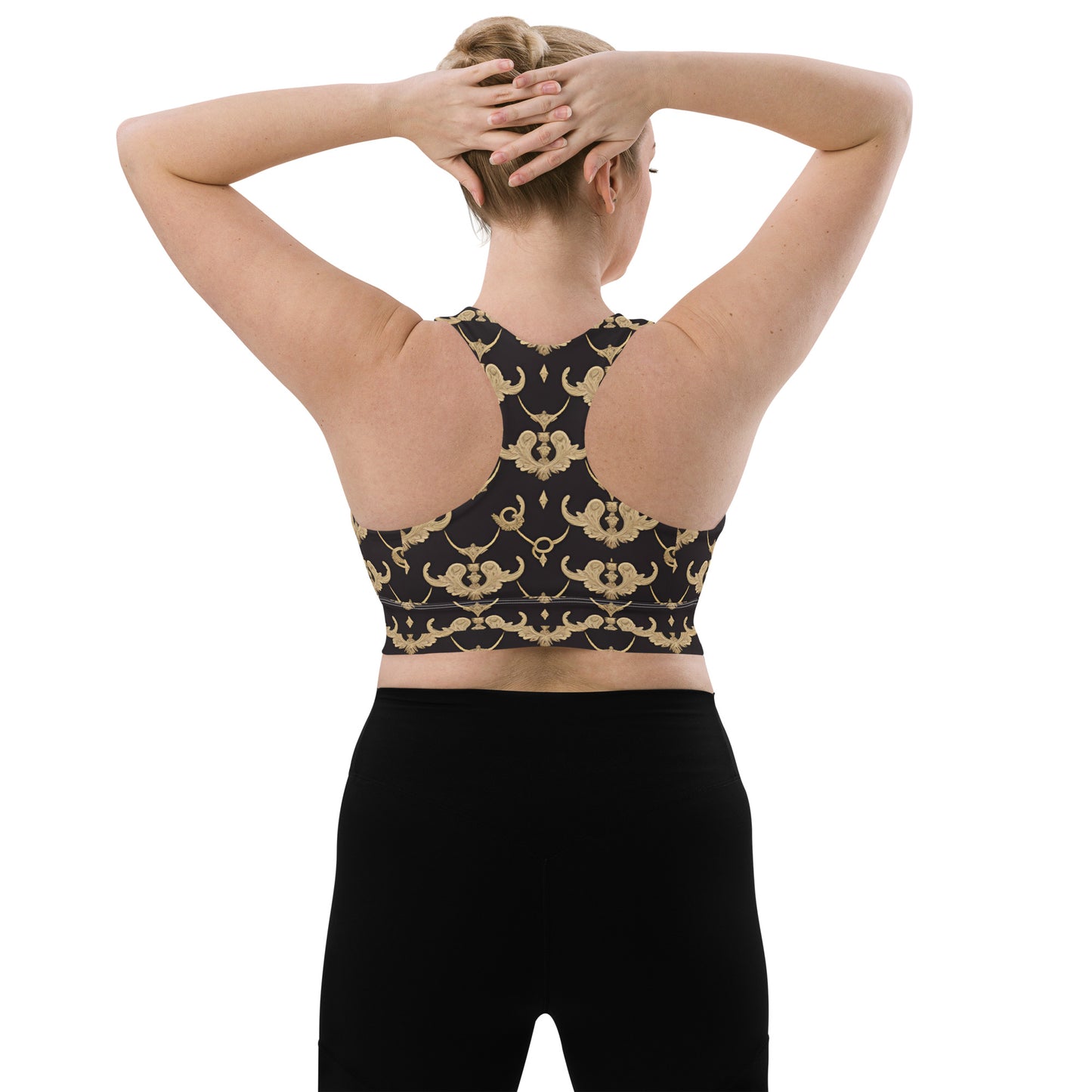 Longline sports bra