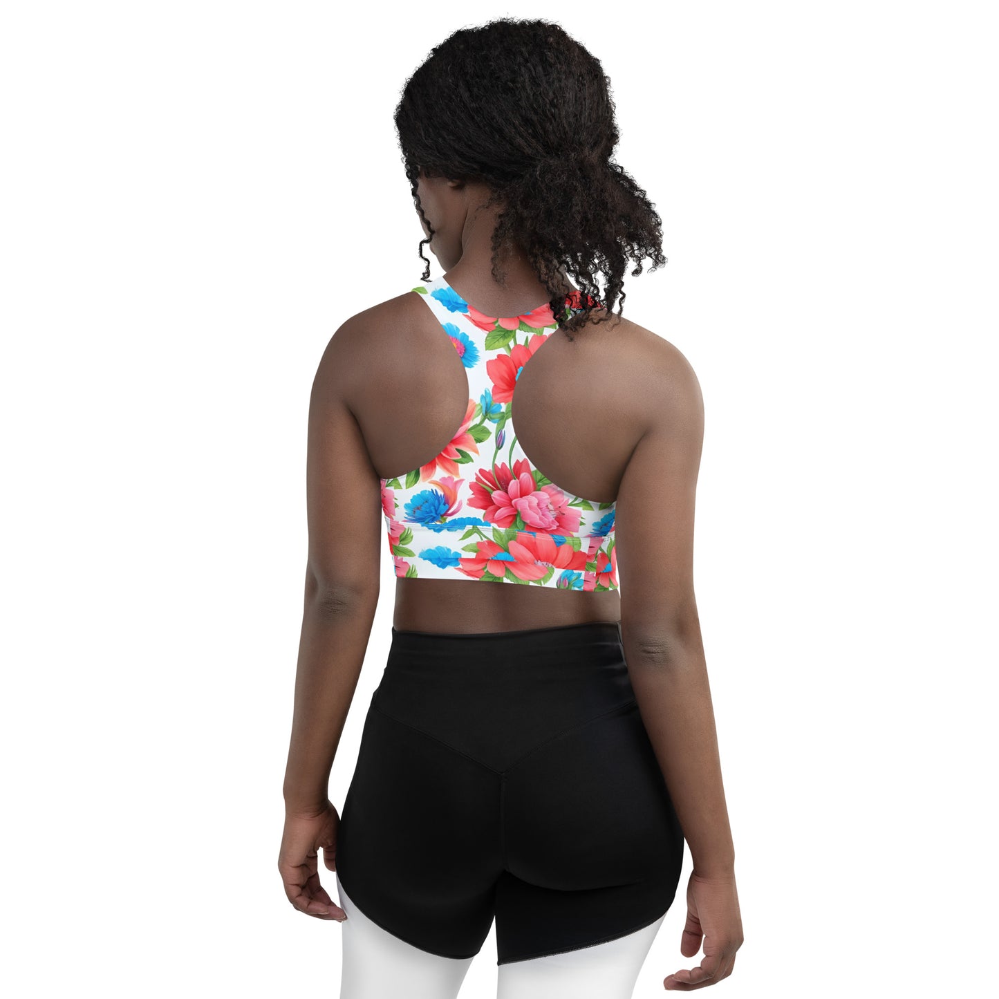 Longline sports bra