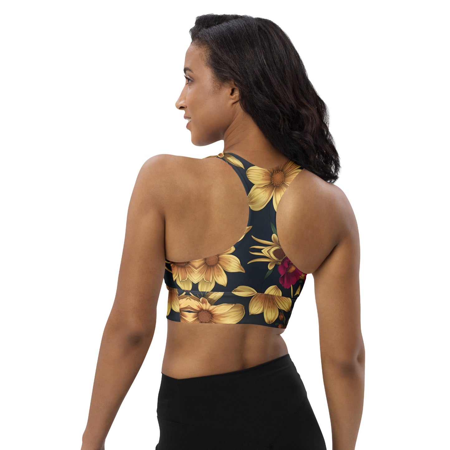 Longline sports bra