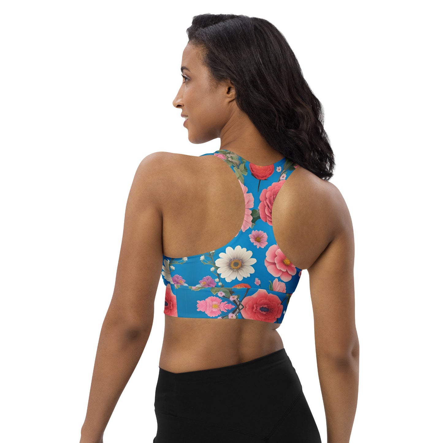 Longline sports bra