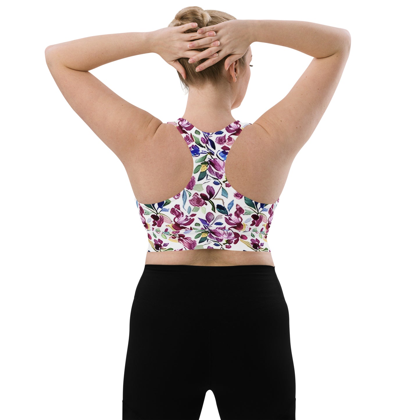 Longline sports bra