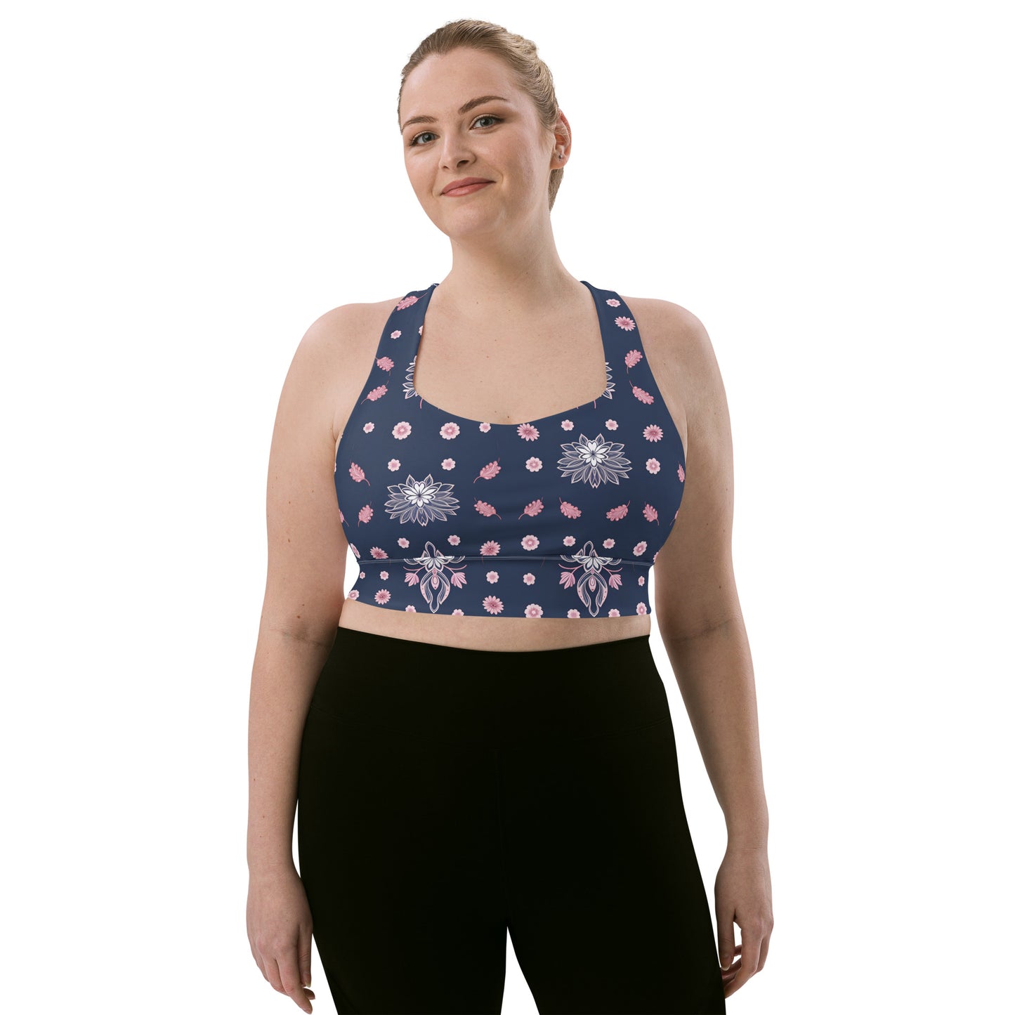 Longline sports bra