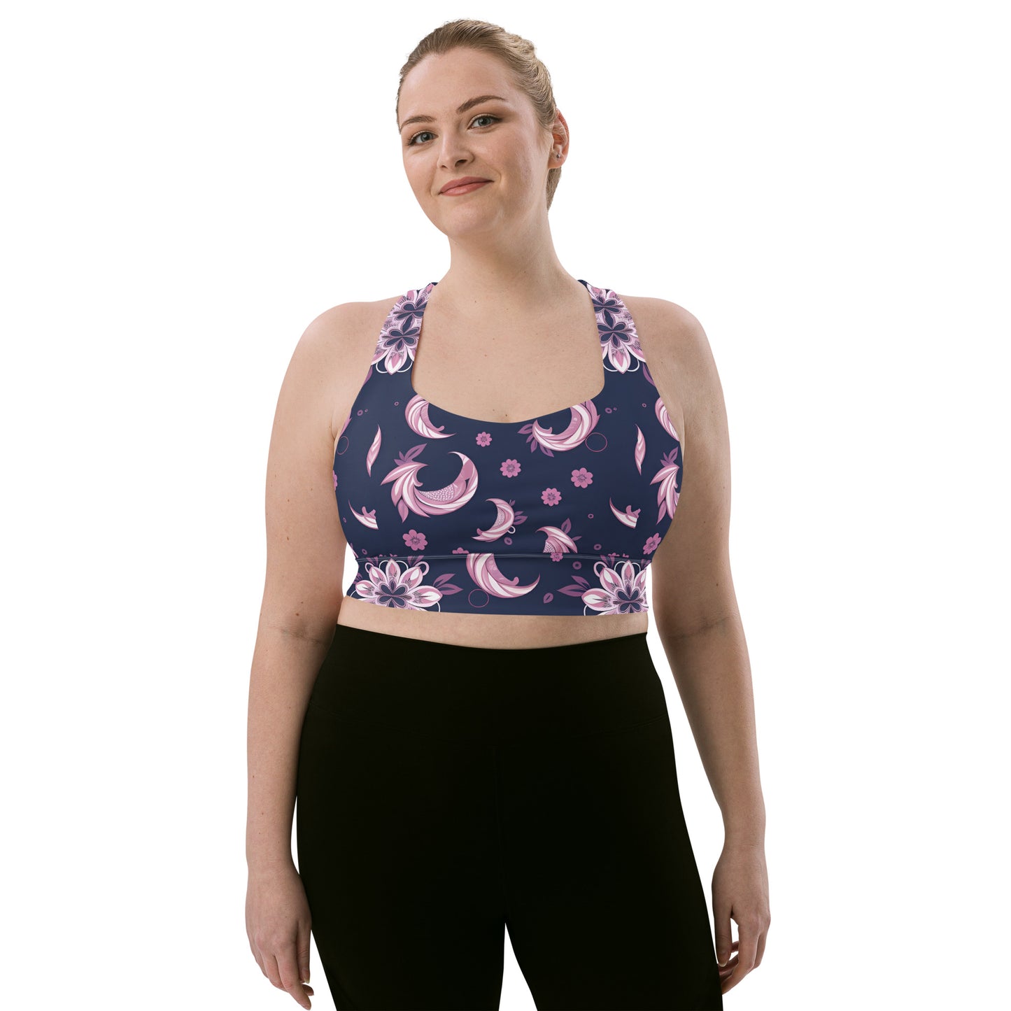 Longline sports bra