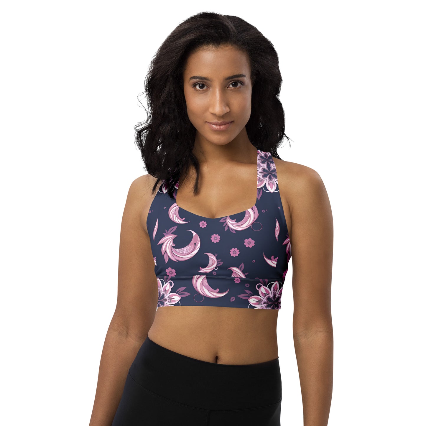 Longline sports bra