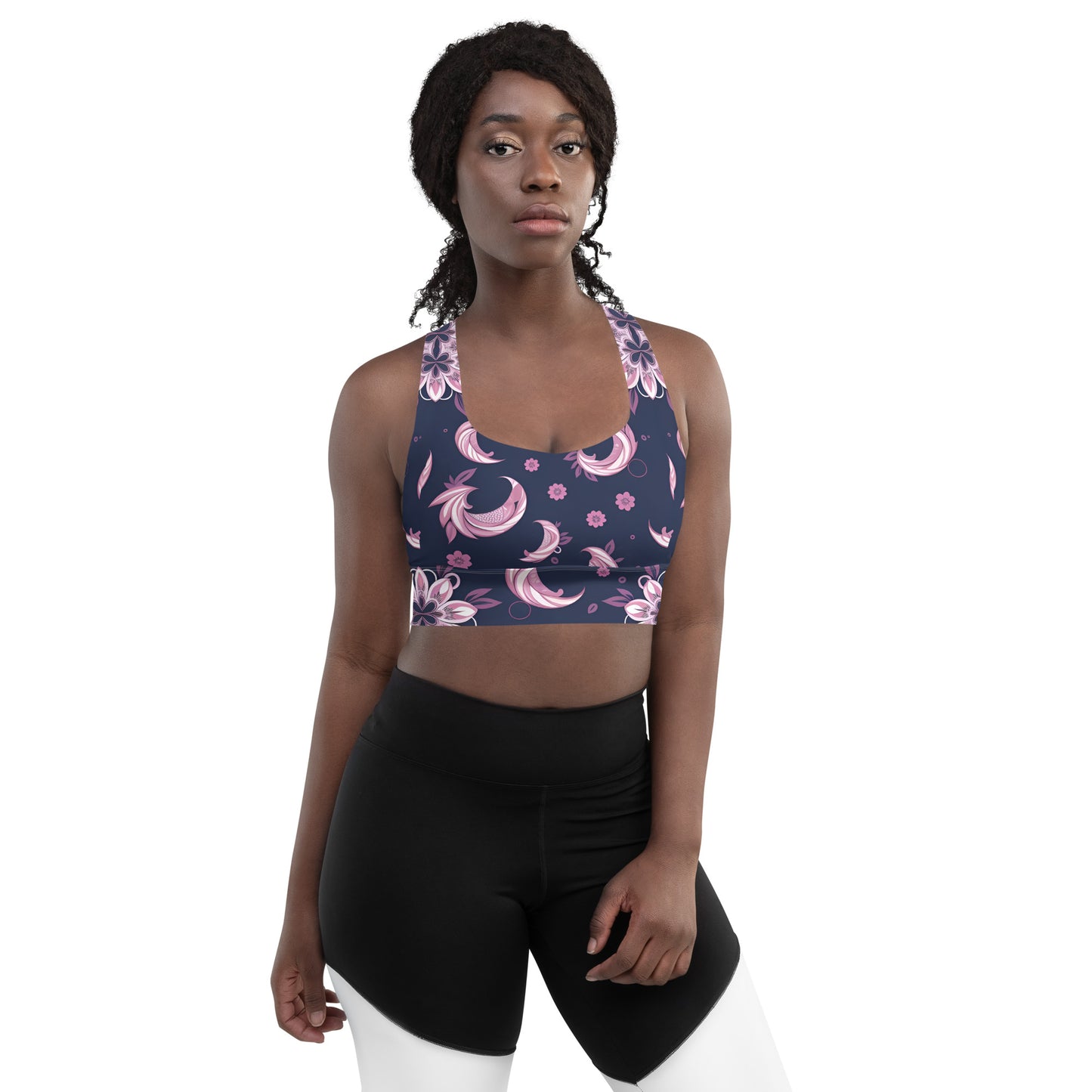 Longline sports bra