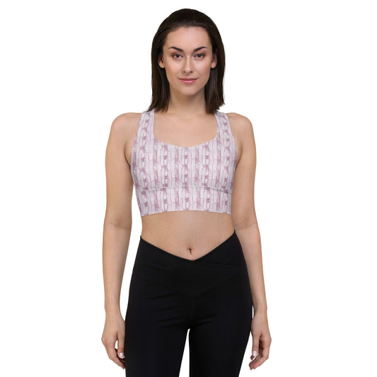 Longline sports bra