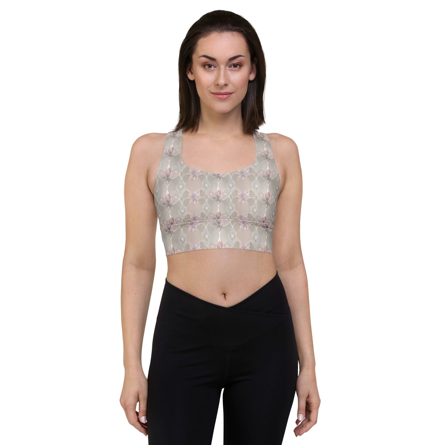 Longline sports bra