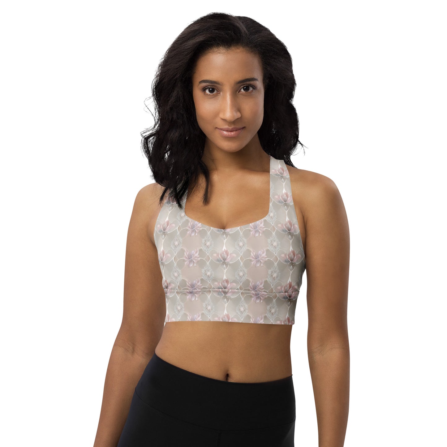 Longline sports bra