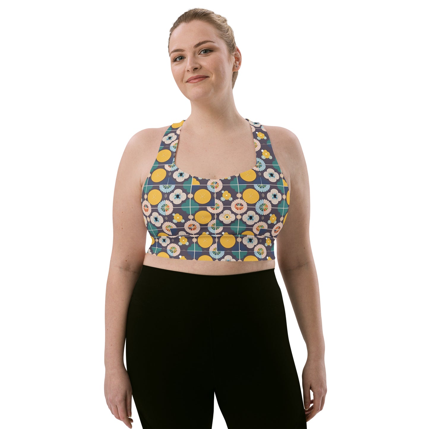 Longline sports bra