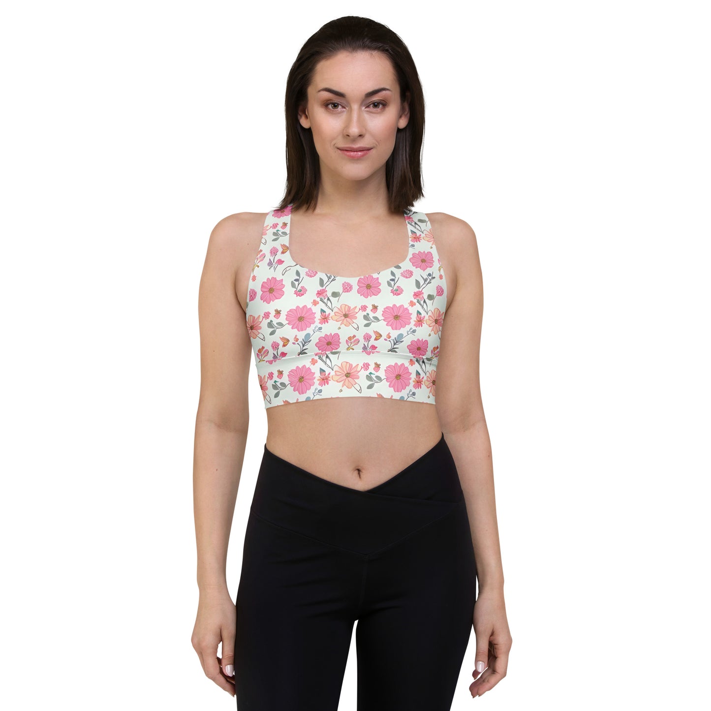 Longline sports bra