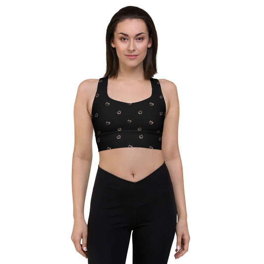 Longline sports bra