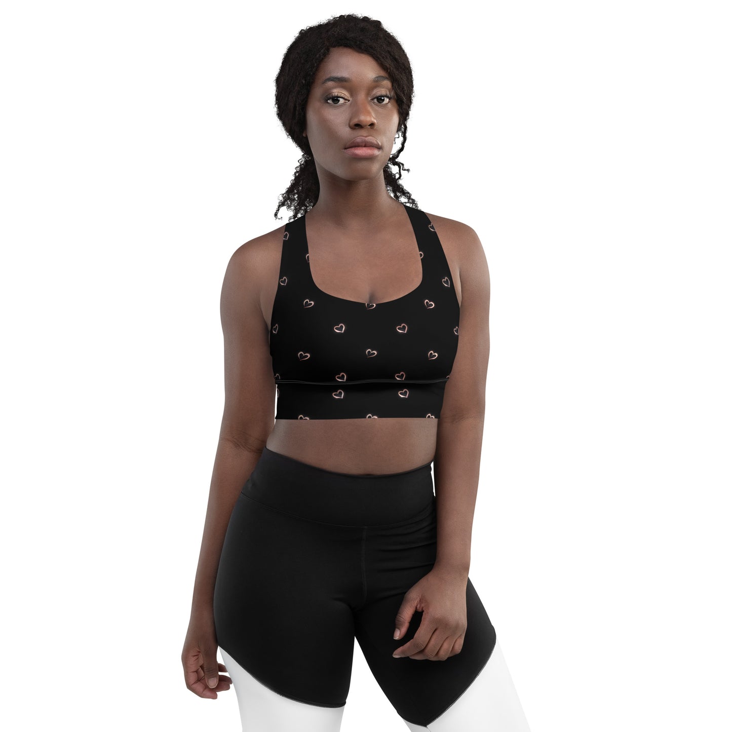 Longline sports bra