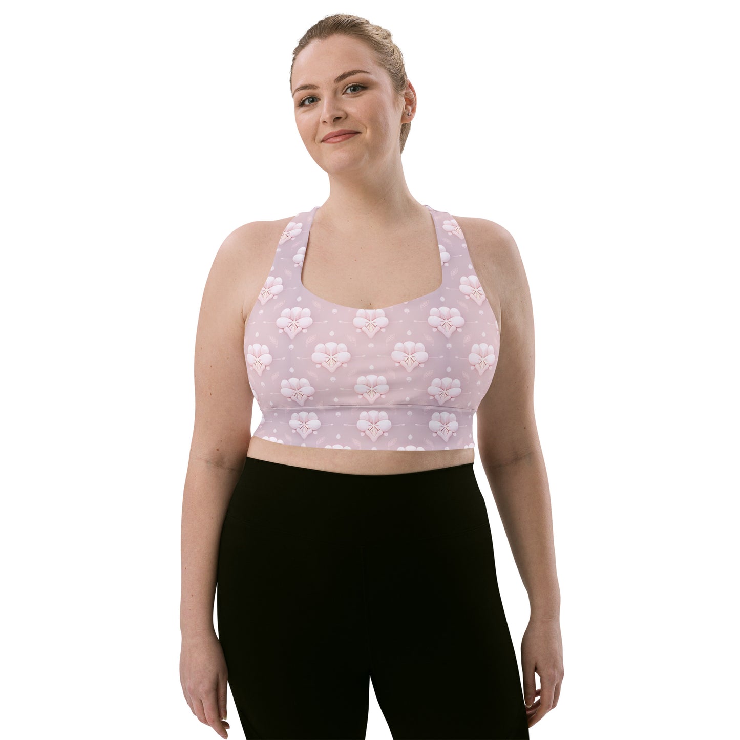 Longline sports bra