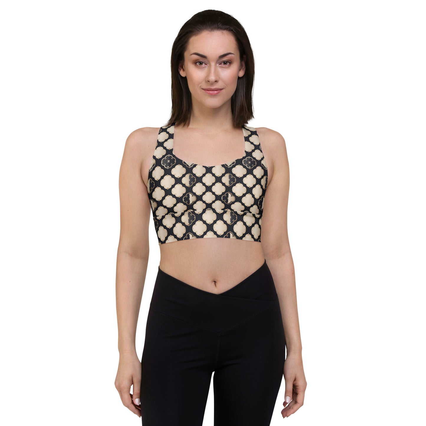 Longline sports bra