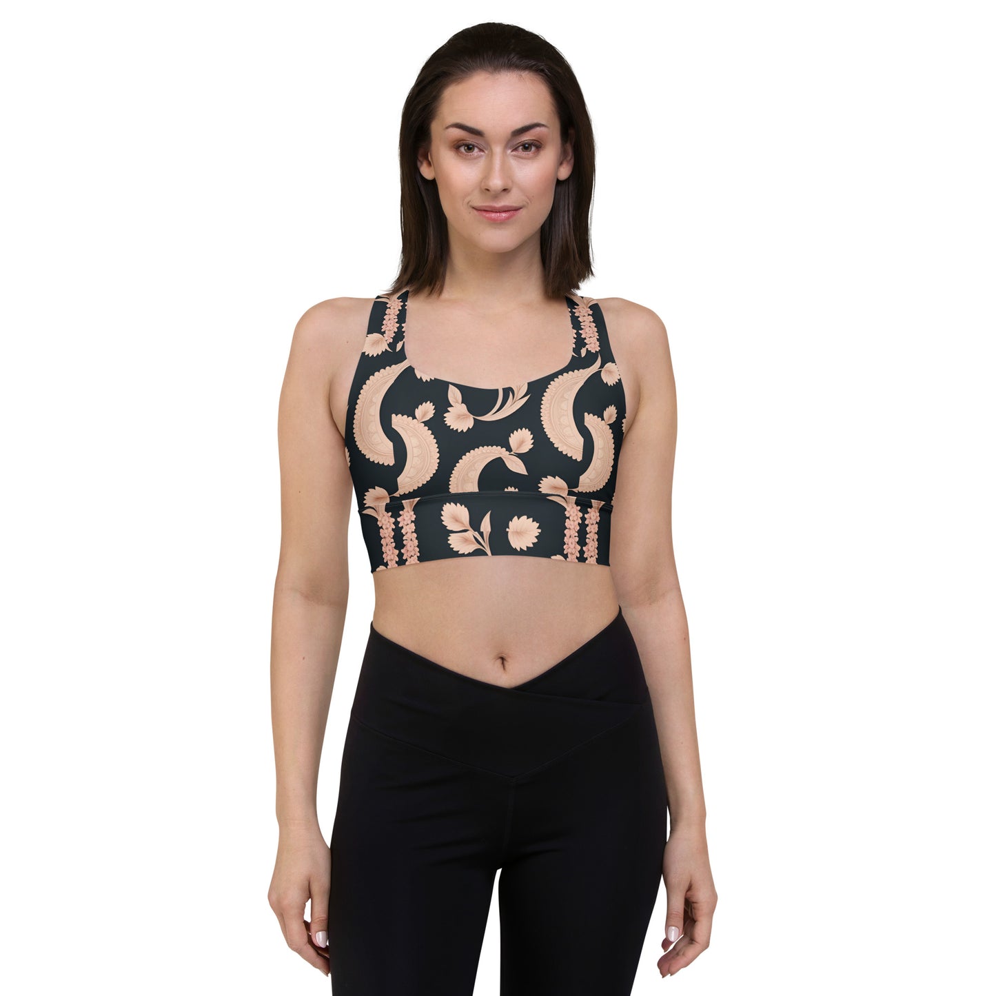 Longline sports bra