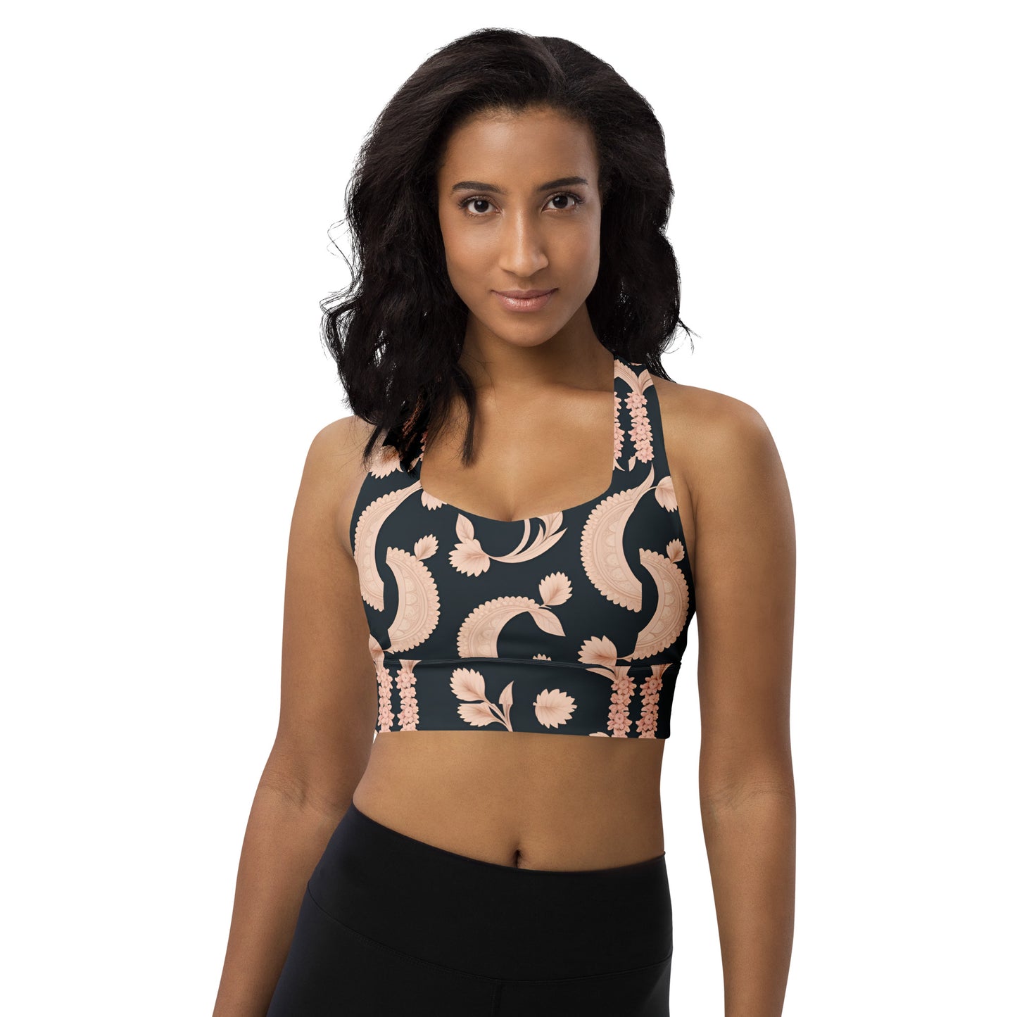 Longline sports bra