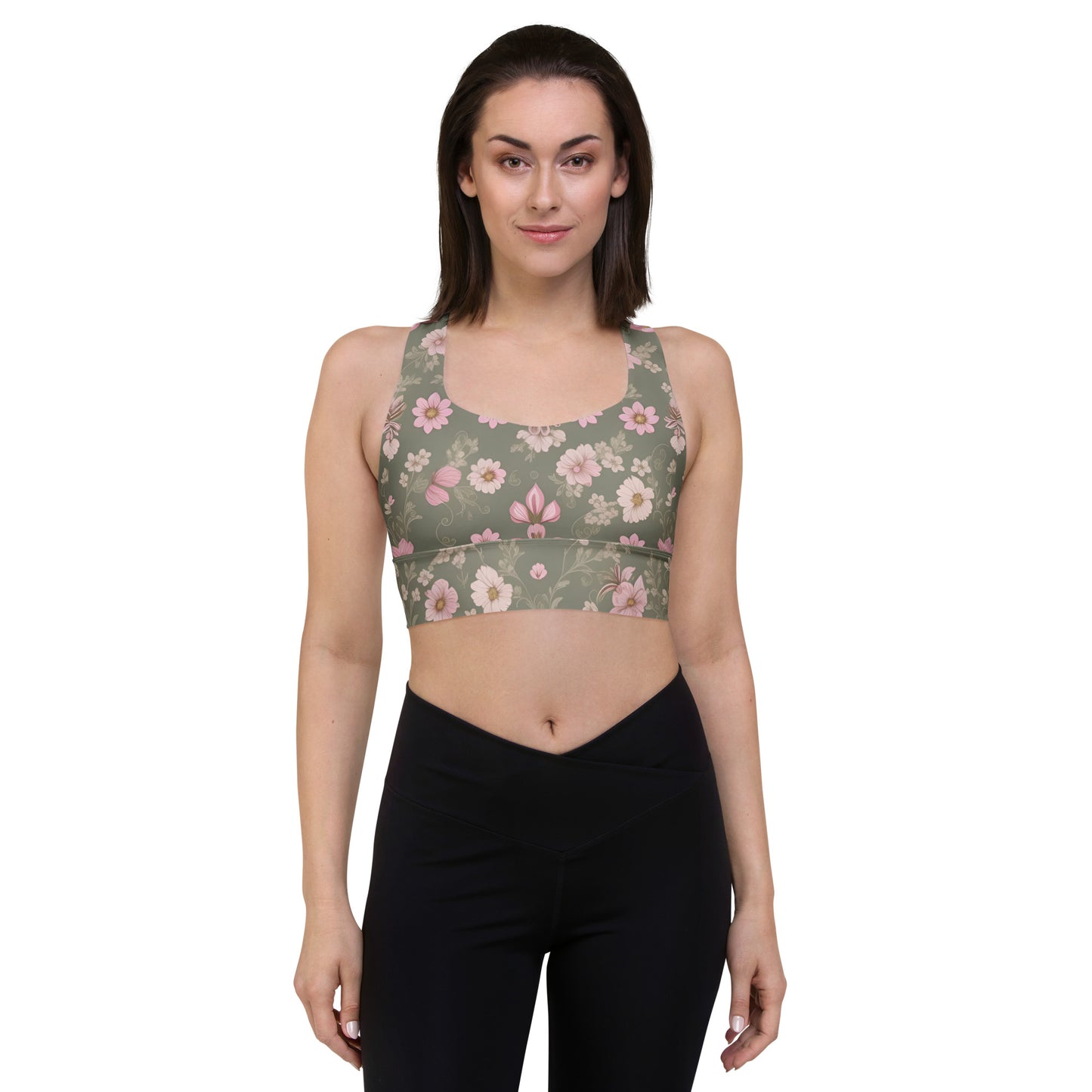 Longline sports bra