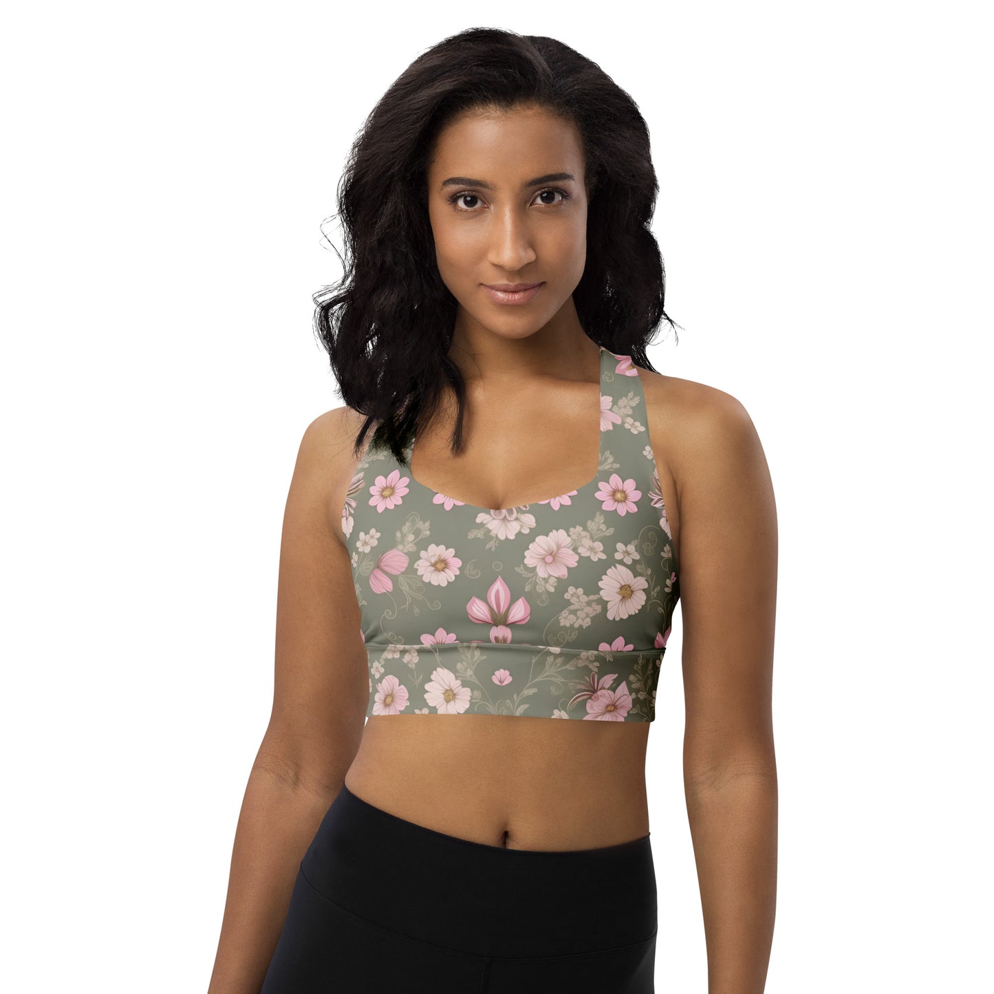 Longline sports bra